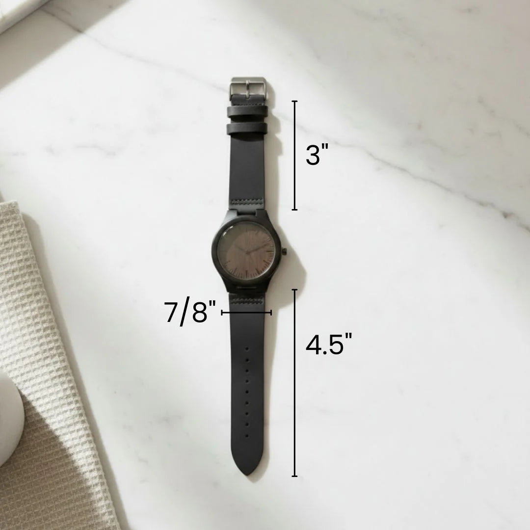 Personalized Keepsake Wood Watch