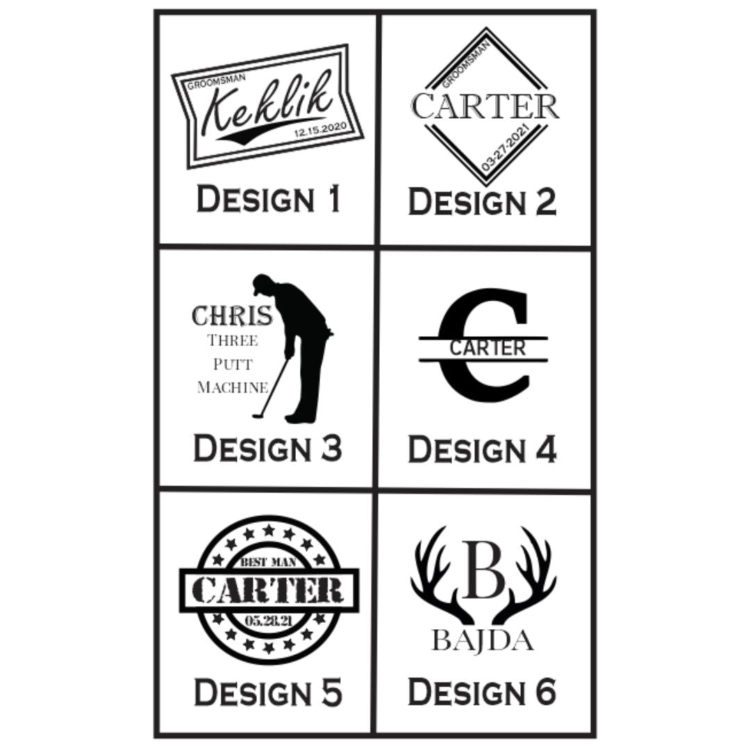 Personalized Groomsmen Can Cooler