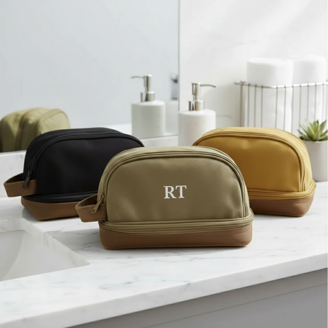 Personalized Traveler's Toiletry Bag