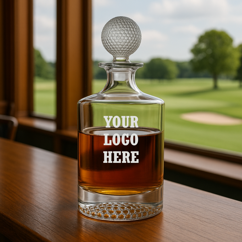 Custom Logo Golf Ball Decanter