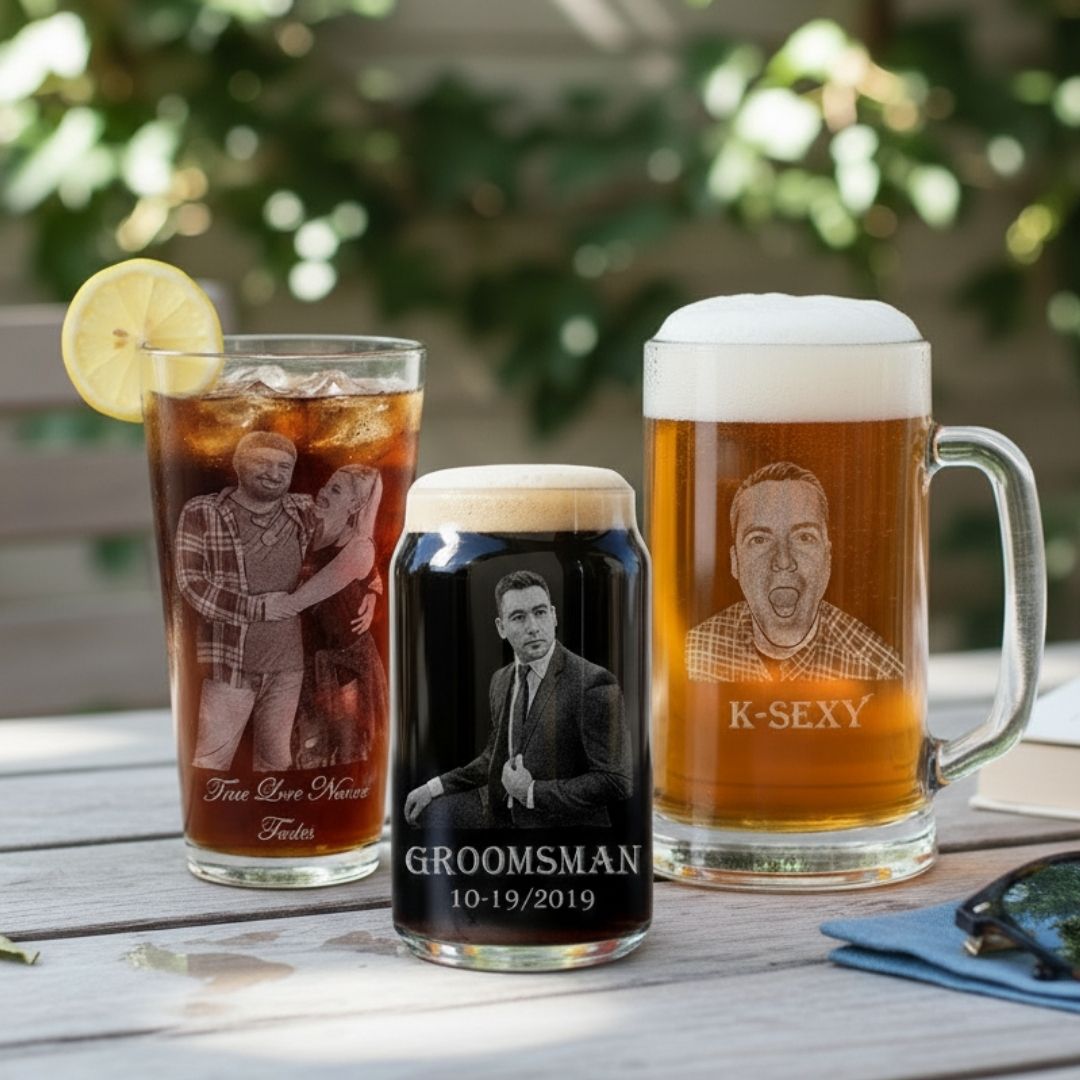 Groomsmen Beer Glass Collection