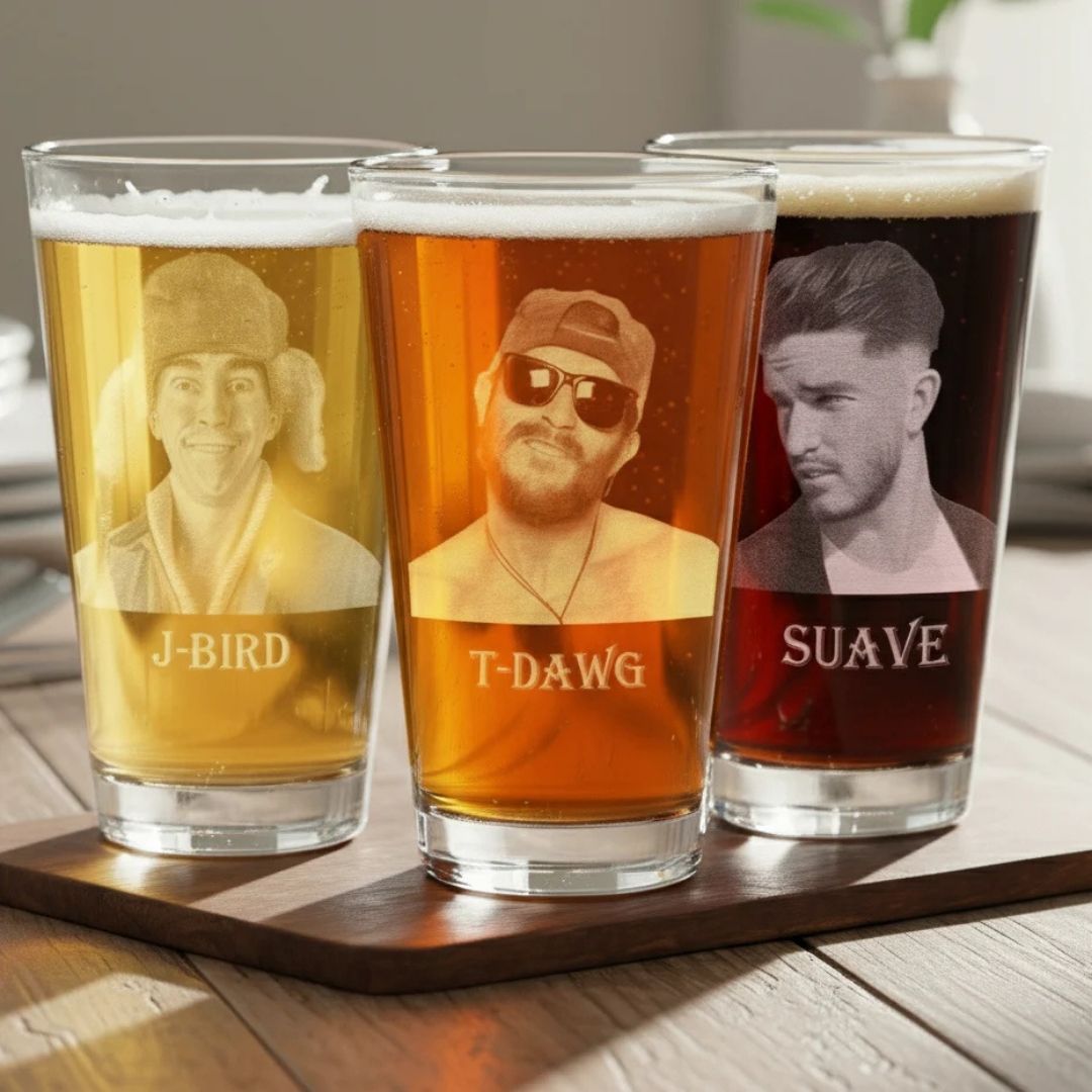 Groomsmen Beer Glass Collection