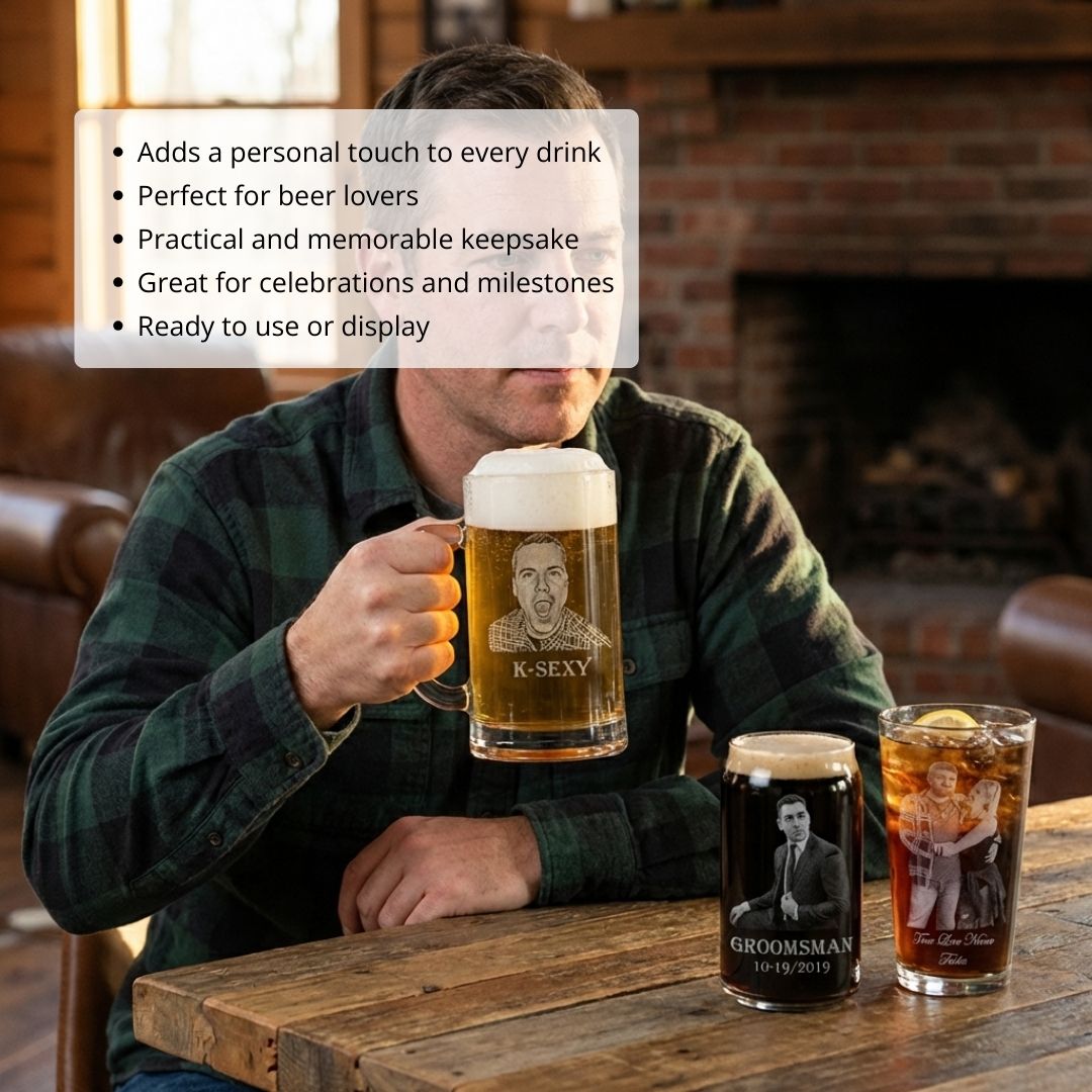 Groomsmen Beer Glass Collection