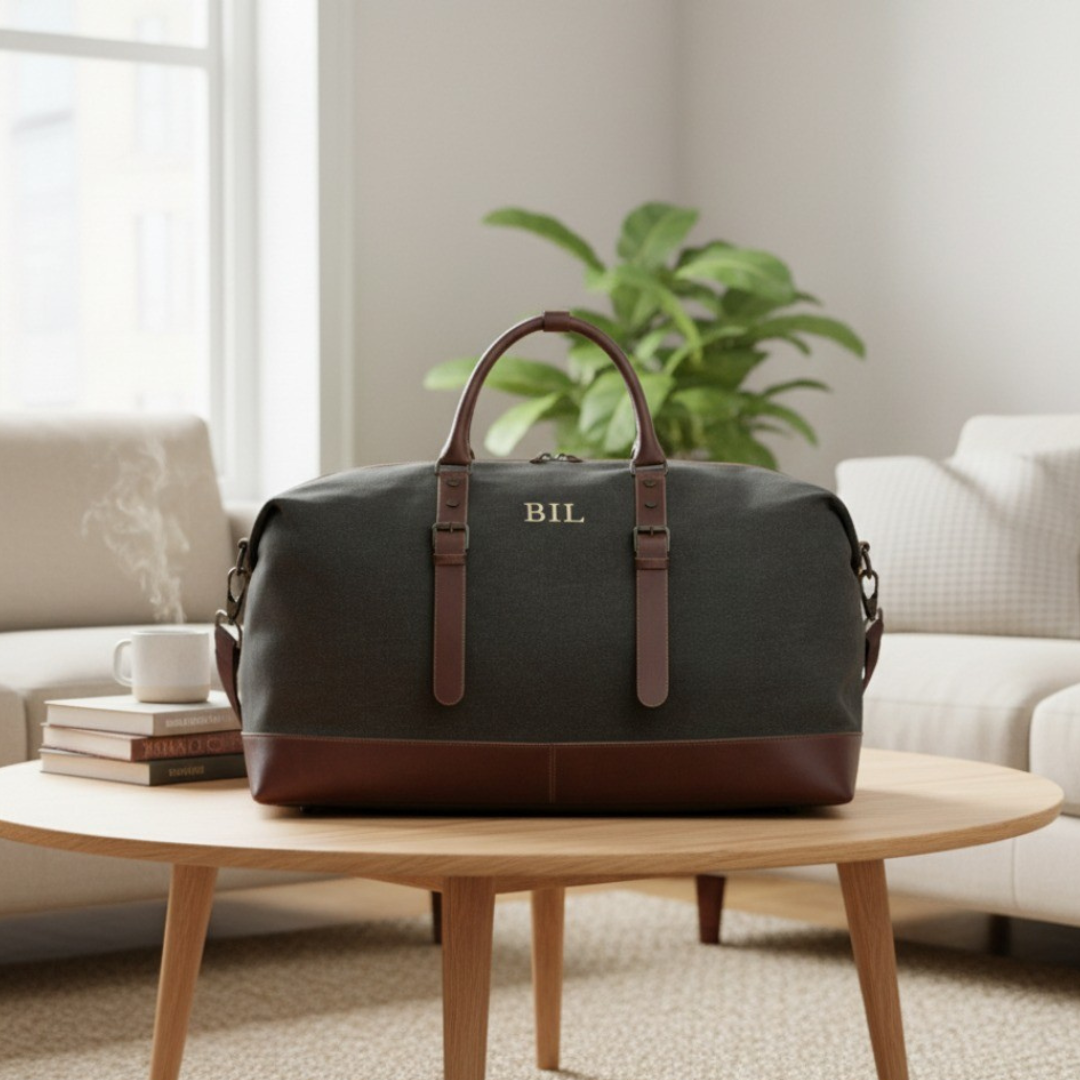 Personalized Canvas Weekender Bag