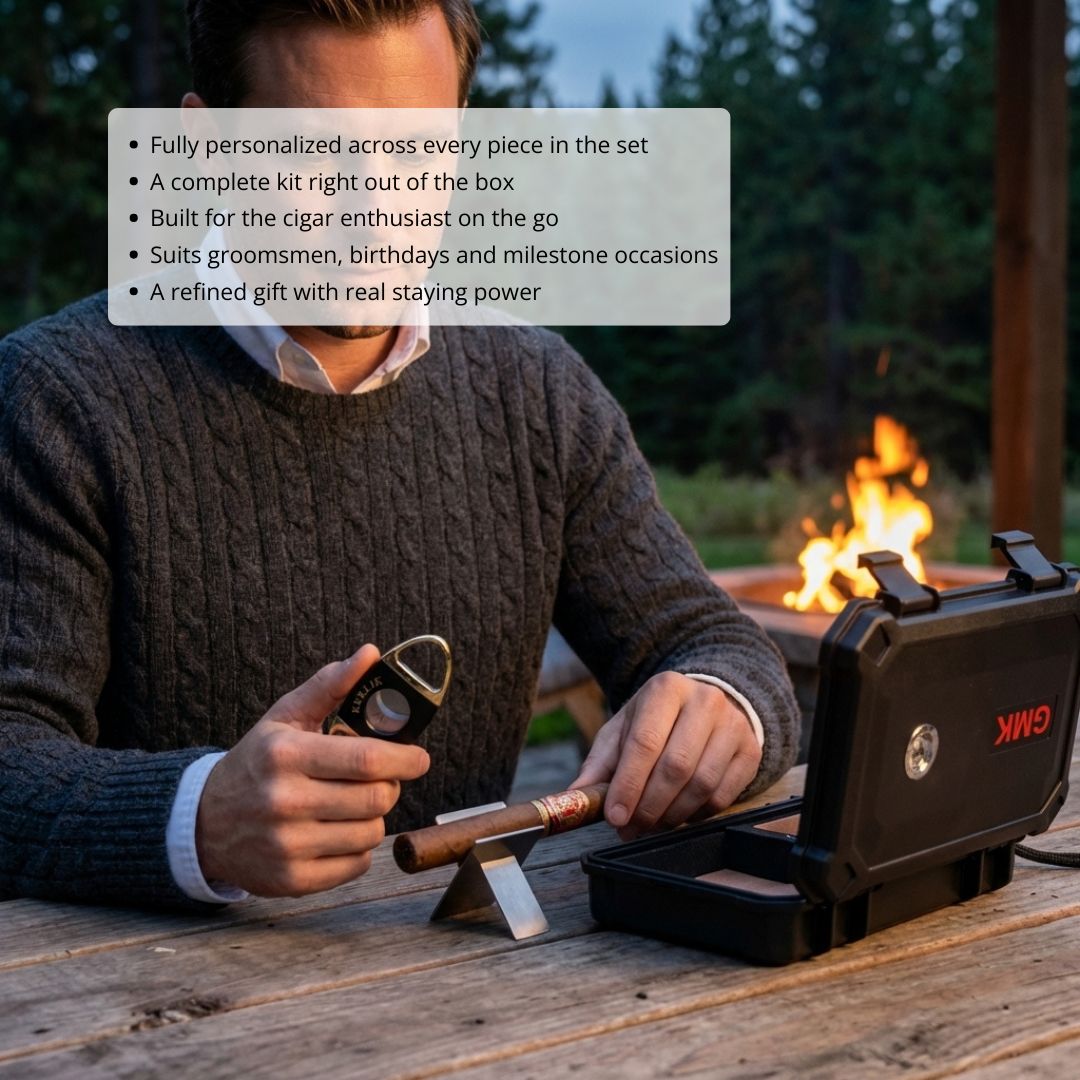Custom Portable Humidor To-Go