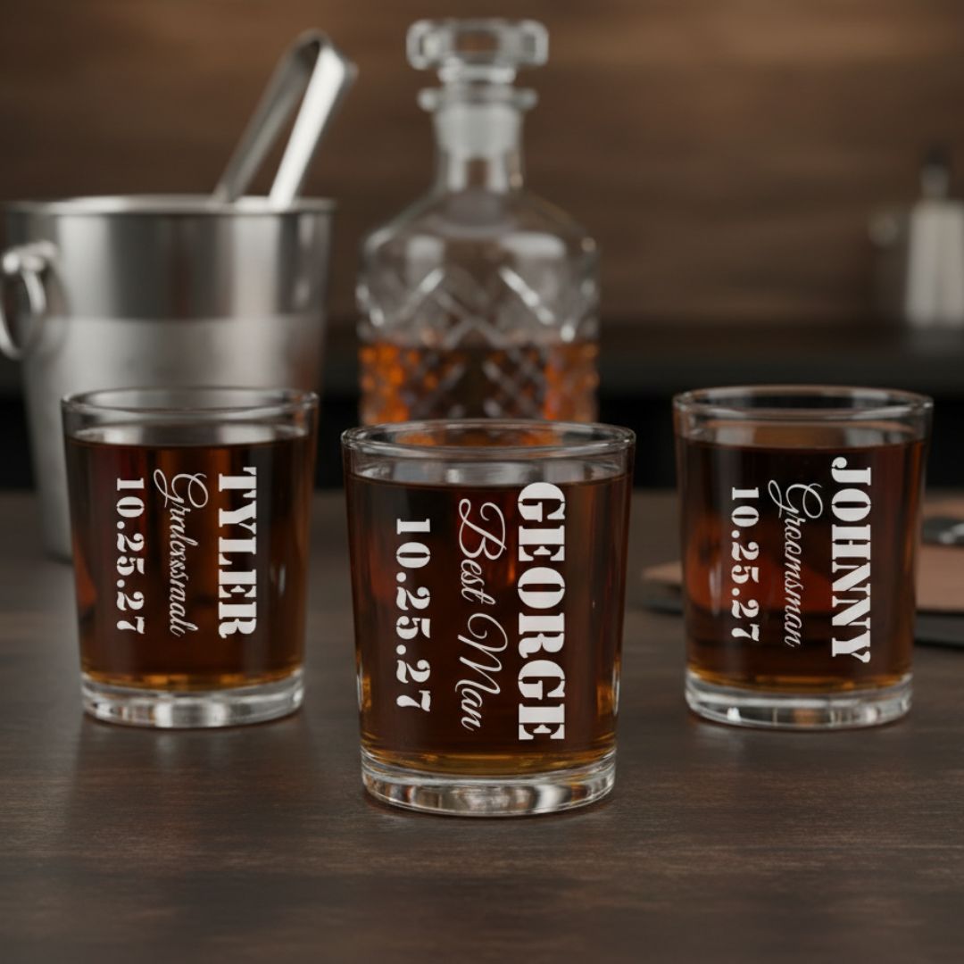 Personalized Big Gulp Shot Glasses