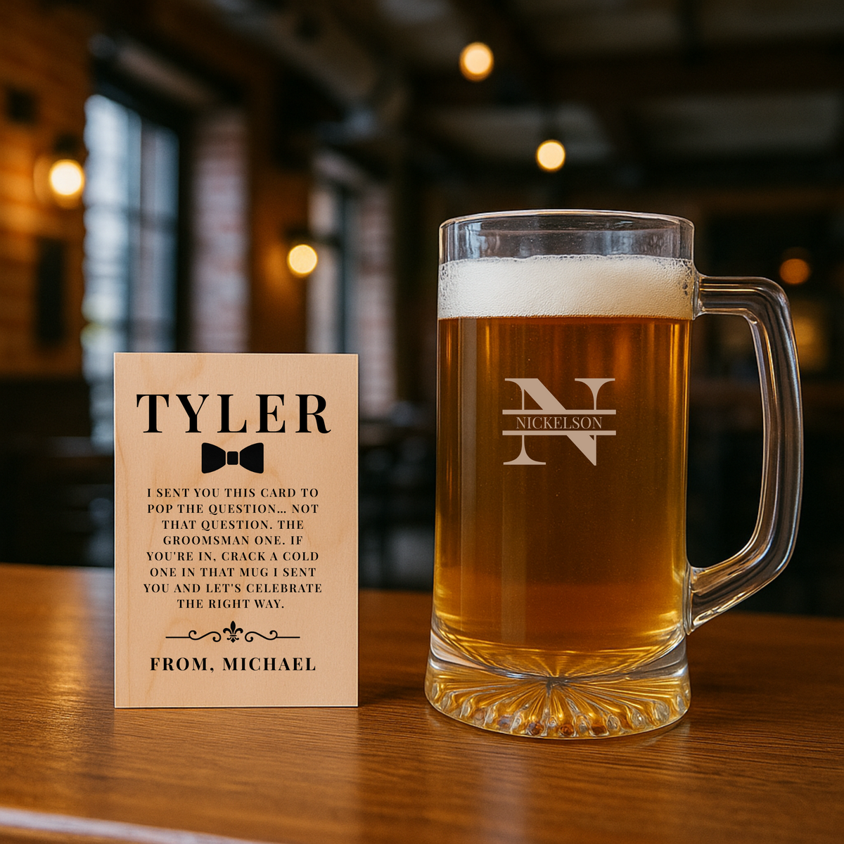 The Chug &amp; Cheers Proposal Set