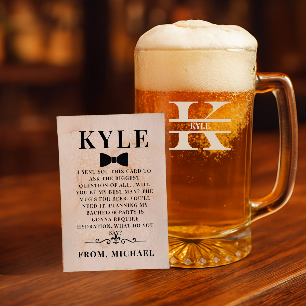 The Chug &amp; Cheers Proposal Set