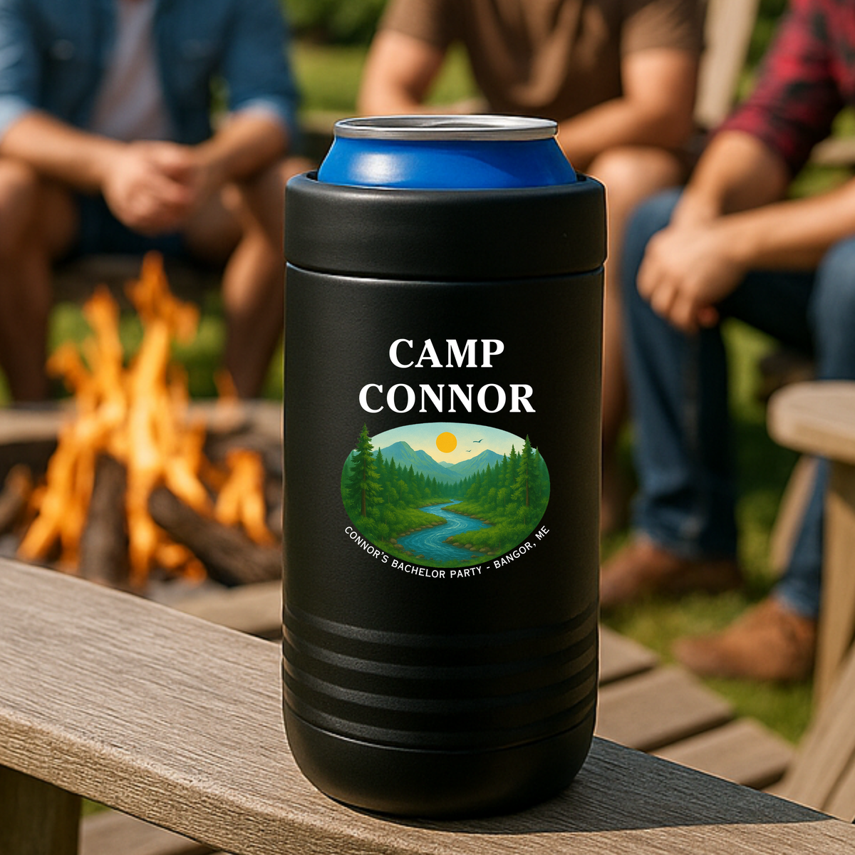 Camp Bachelor Party Koozie