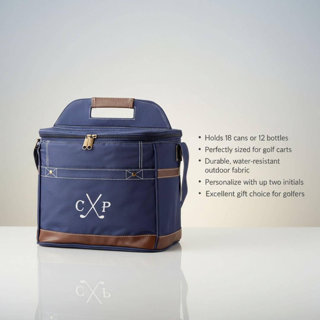 Personalized Par Tee Golf Cooler Gift Set