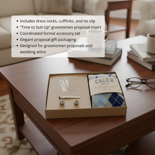 Suit Up Personalized Proposal Box