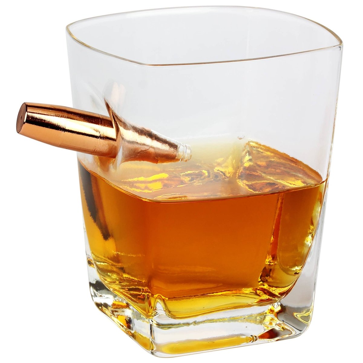 Unique Personalized Personalized Bullet Whiskey Glass Customized Groomsmen Gifts Gifts for Men by Groovy Guy