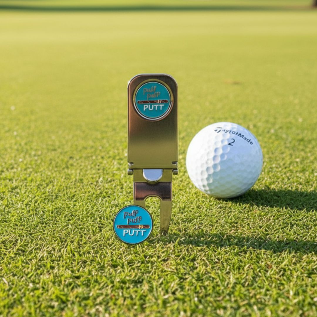 Golf Cigar Travel Case with Accessories