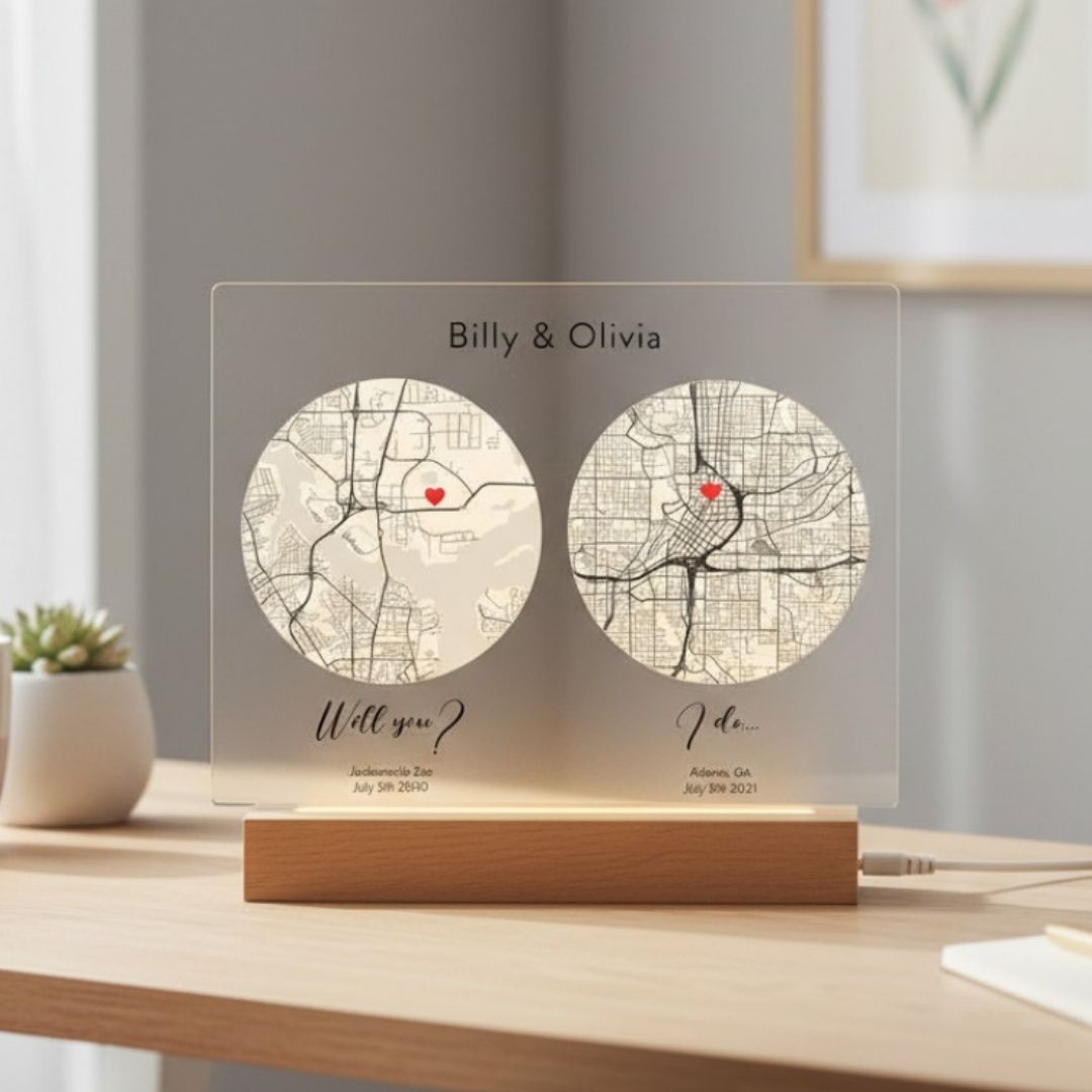 First Date to I Do Romantic Map