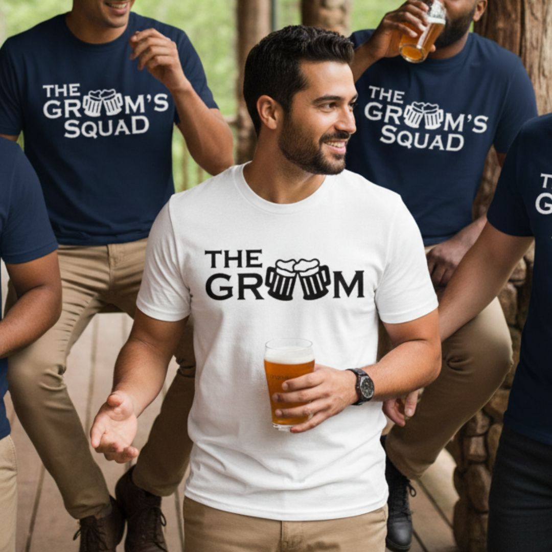 Shirts The Groom's Squad Shirts by Groovy Groomsmen Gifts