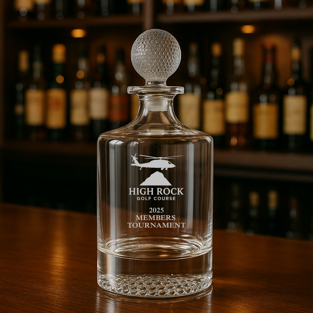 Custom Logo Golf Ball Decanter
