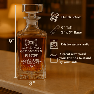 Personalized Whiskey Wedding Crate