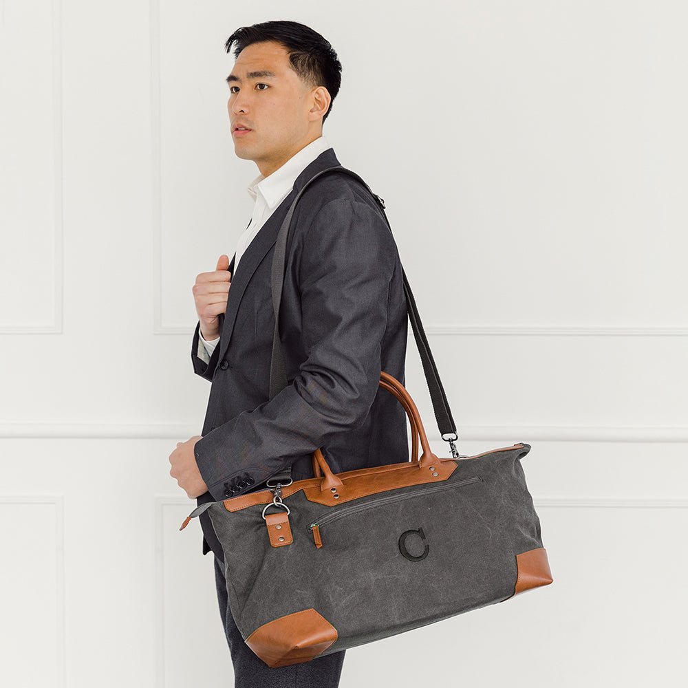 Unique Personalized Businessmen&#39;s Bag Customized Duffel Bags Gifts for Men by Groovy Guy