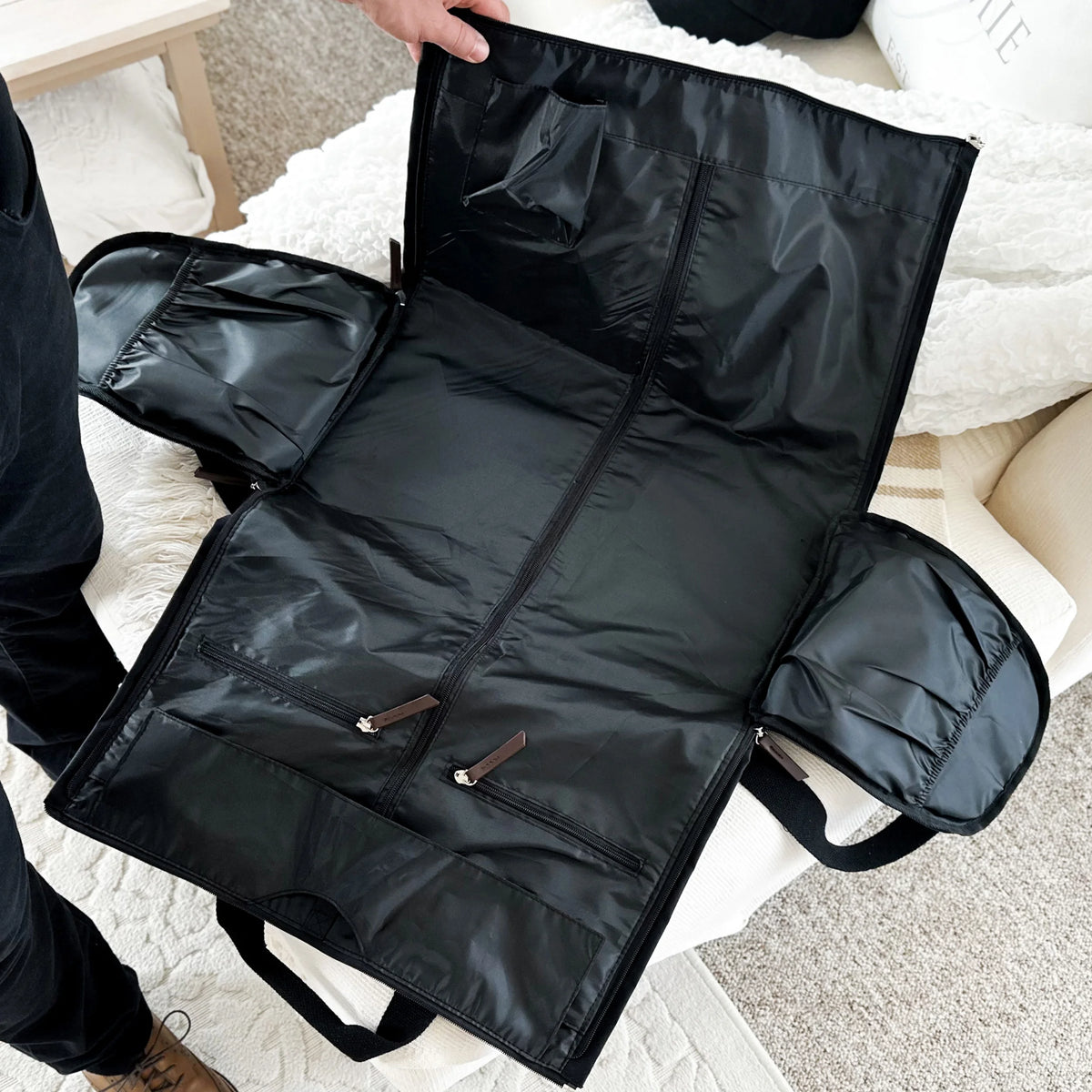 Personalized Convertible Garment Travel Duffel and Suit Bag