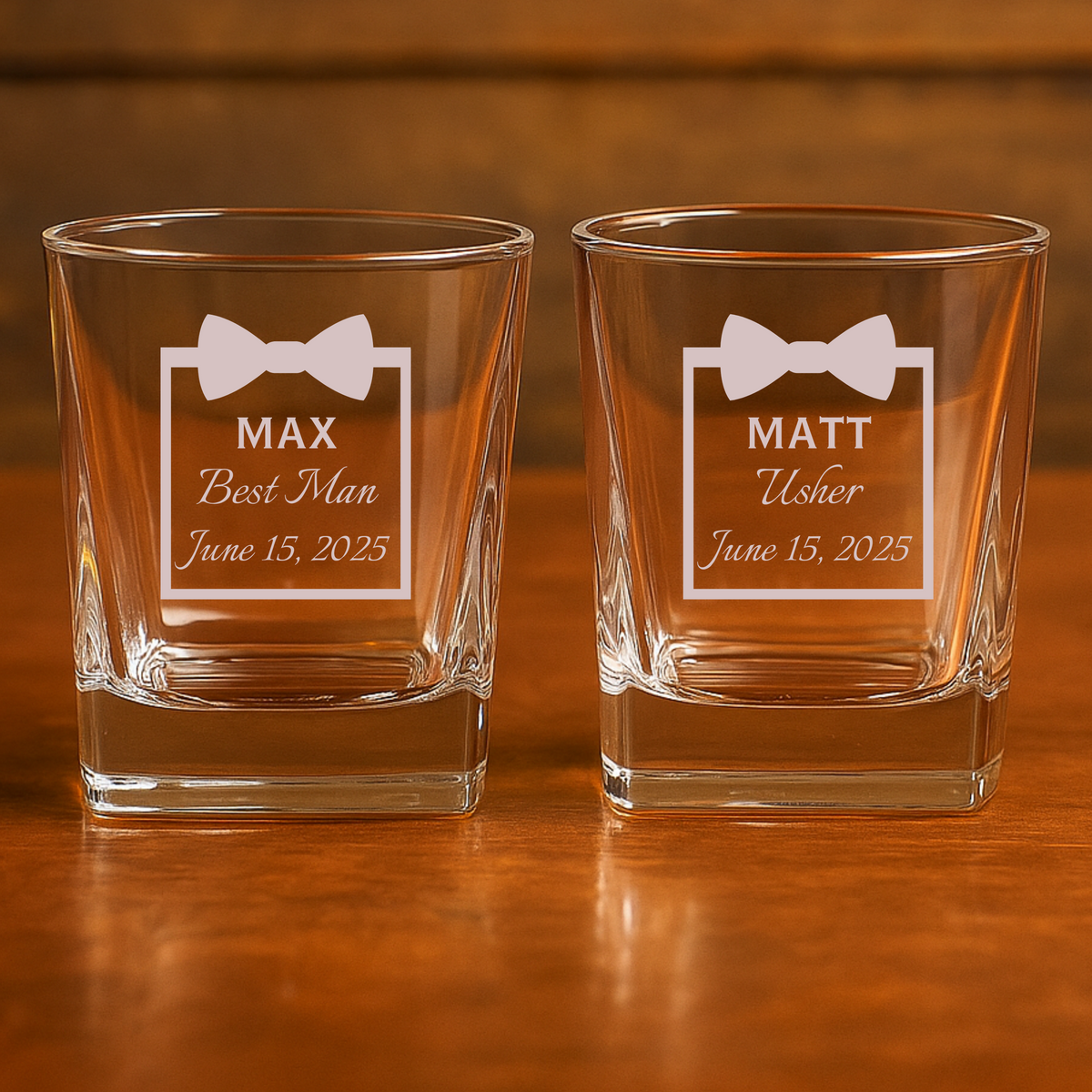 Bowtie Whiskey Glass