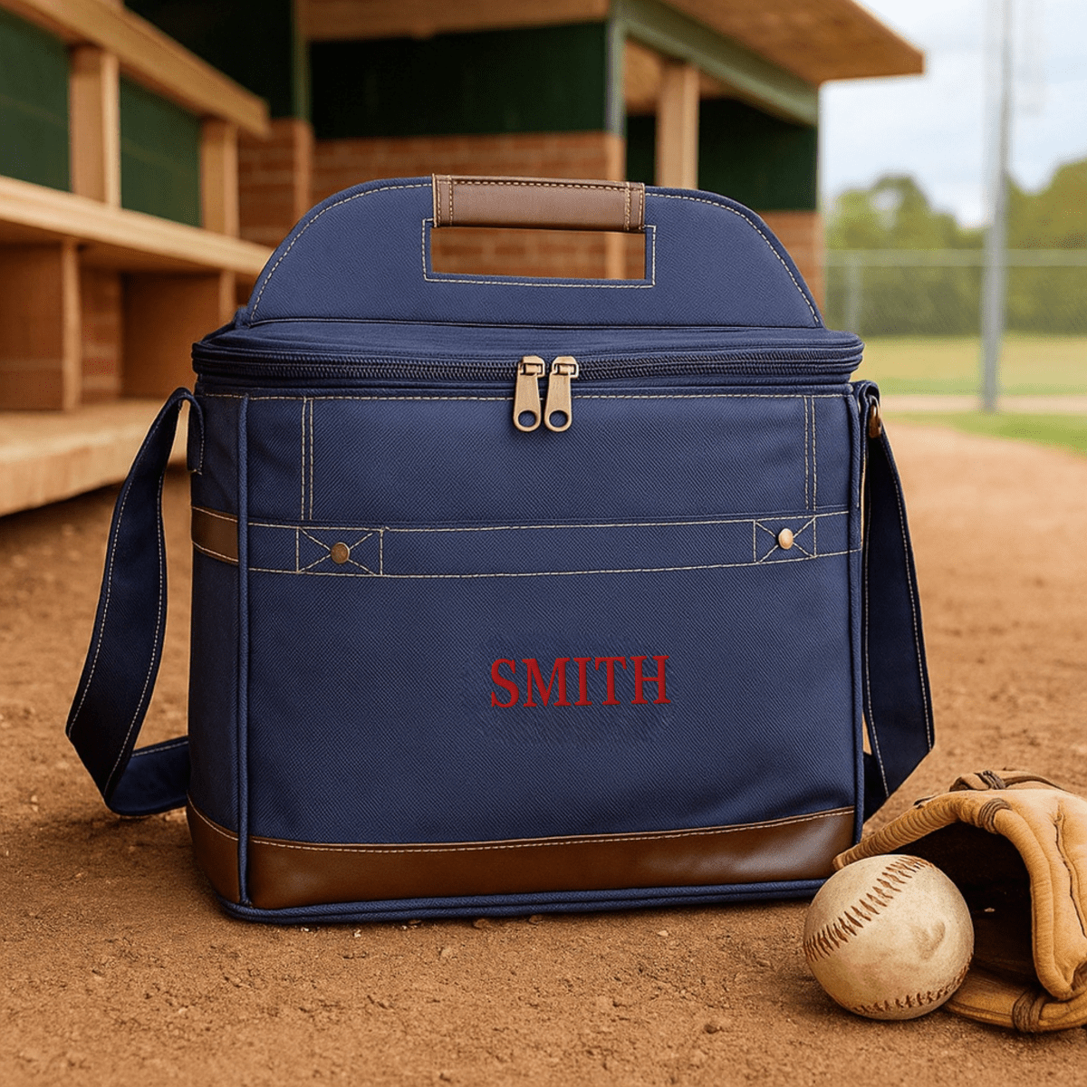 Unique Personalized Baseball Lunch Box Customized Baseball Gifts for Men by Groovy Guy