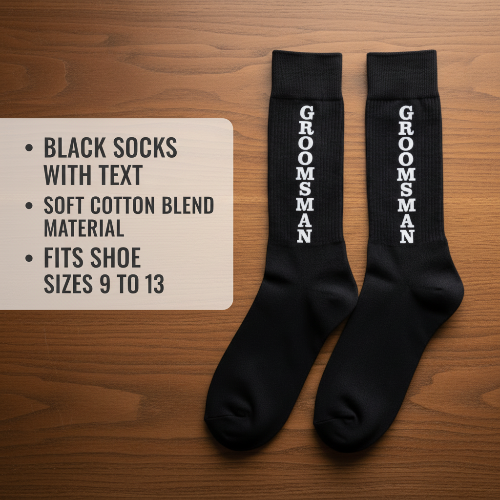 Groomsmen Crew Socks