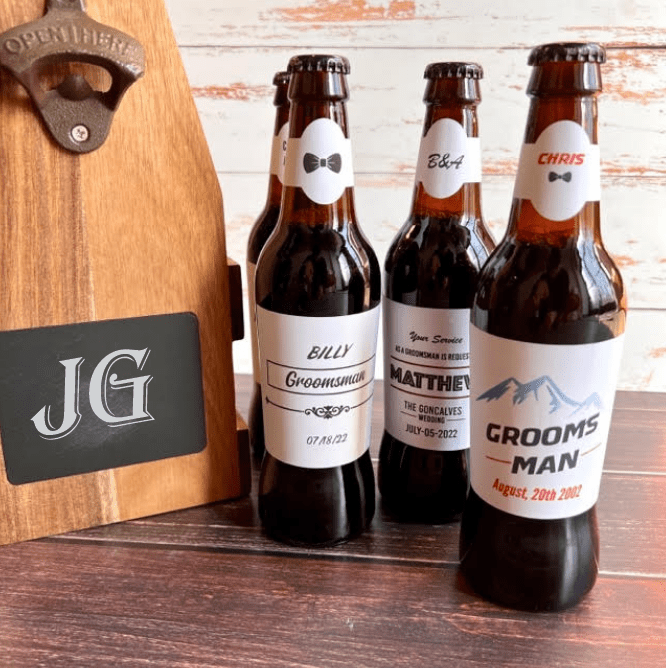 Unique Personalized The Brew Master Customized Groomsmen Gifts Gifts for Men by Groovy Guy