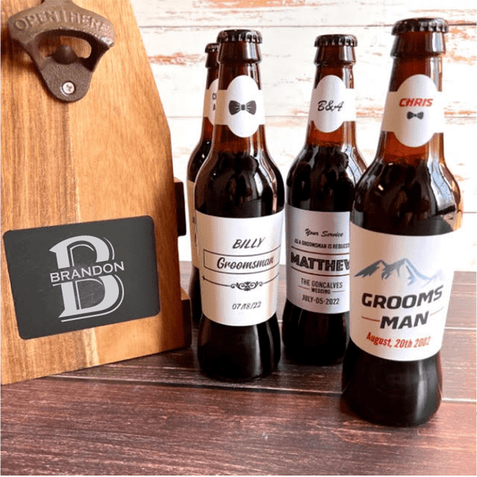 Unique Personalized The Brew Master Customized Groomsmen Gifts Gifts for Men by Groovy Guy