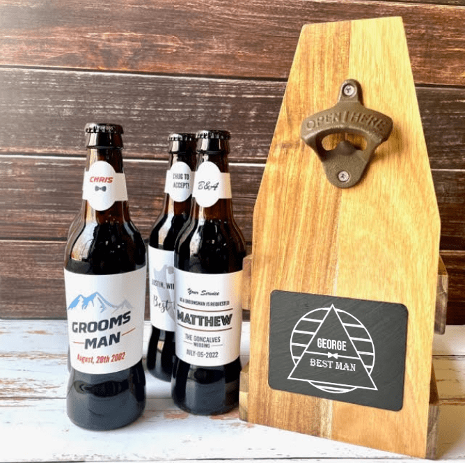 Unique Personalized The Brew Master Customized Groomsmen Gifts Gifts for Men by Groovy Guy