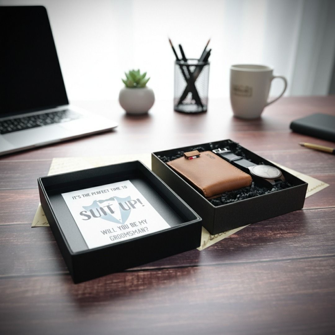 Timekeeper Groomsmen Proposal Box Set