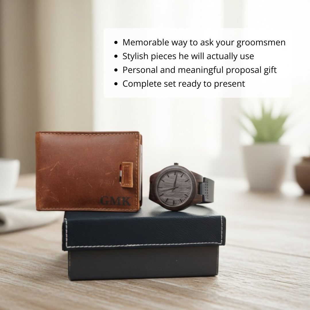 Timekeeper Groomsmen Proposal Box Set