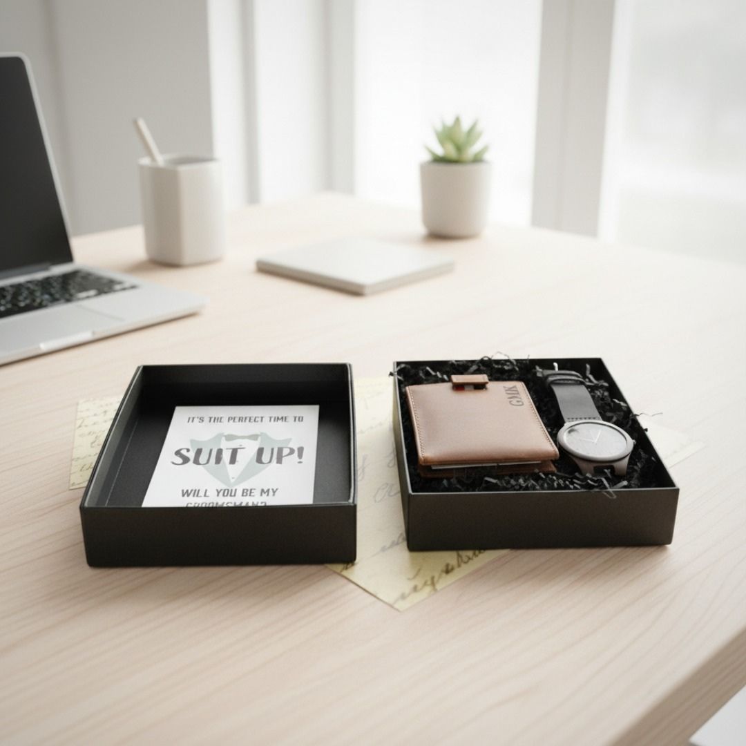 Timekeeper Groomsmen Proposal Box Set