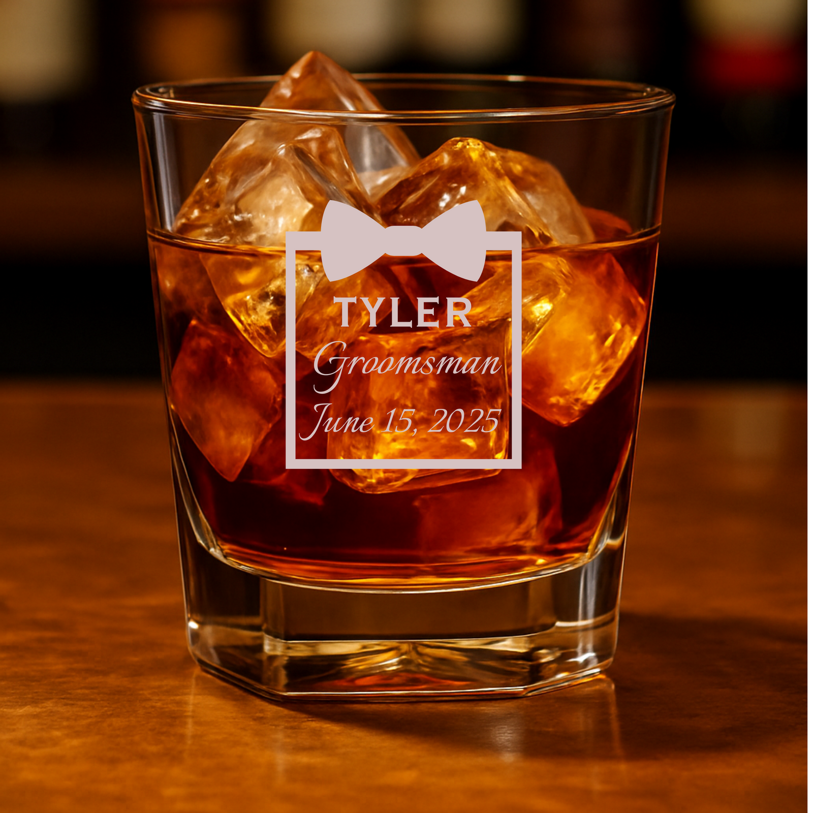 Bowtie Whiskey Glass