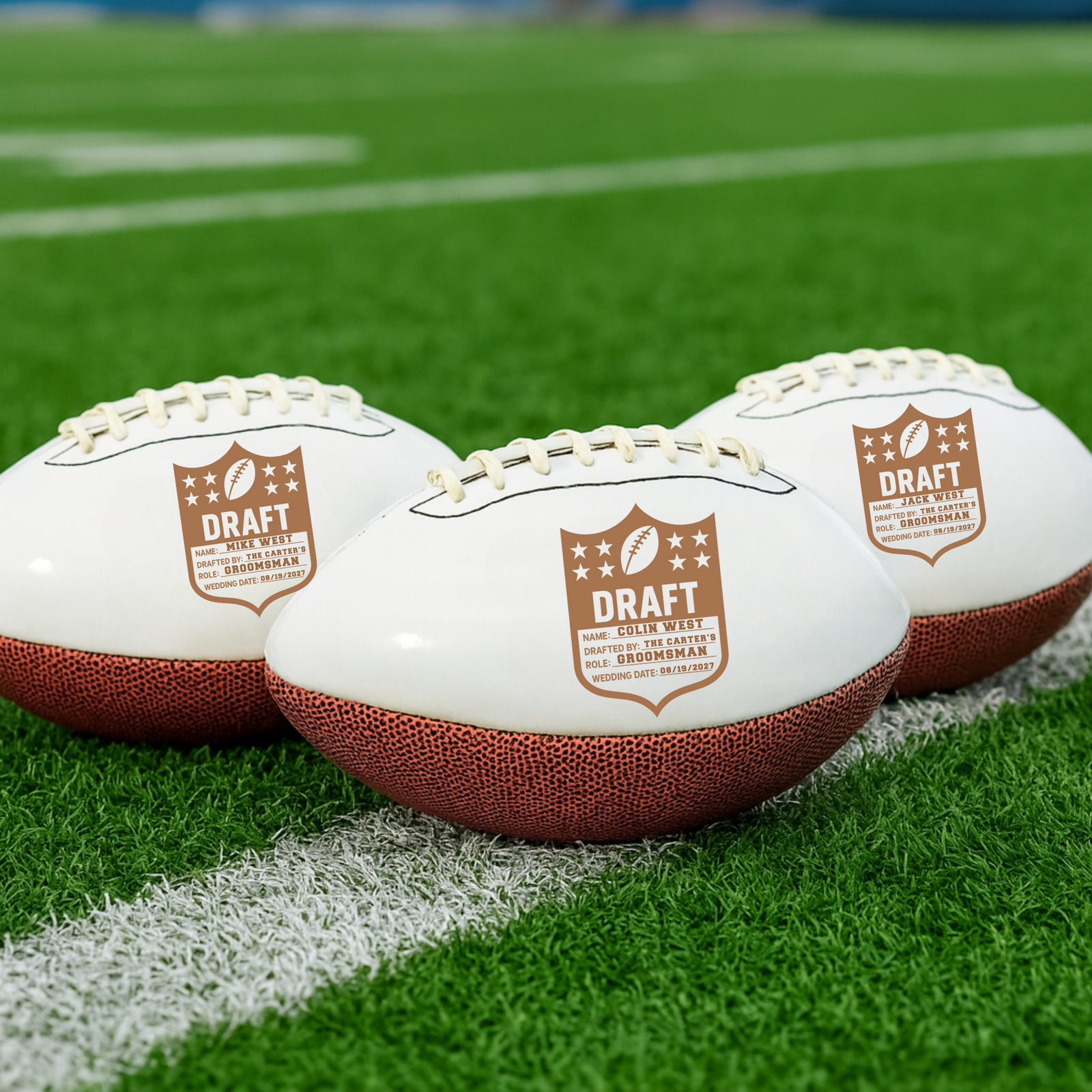 Football Groomsmen Proposal