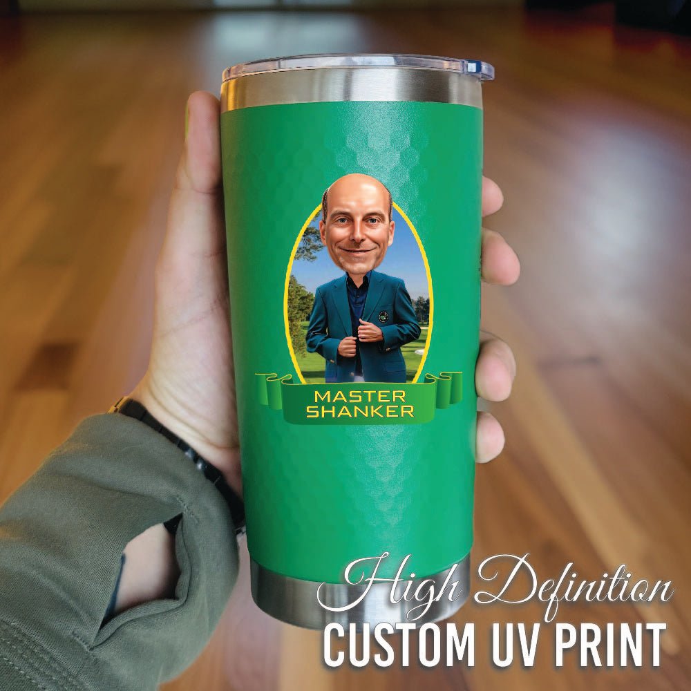 Green Jacket Jokester Tumbler