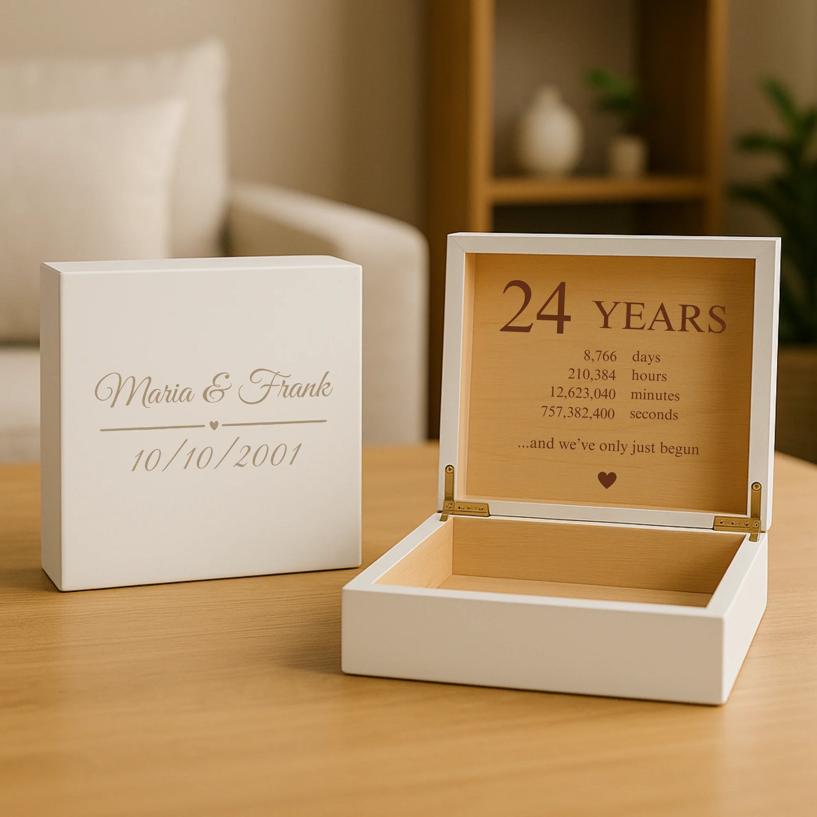 Sentimental Personalized Keepsake Box