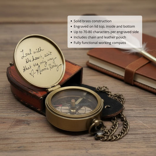 Custom Groomsmen Compass