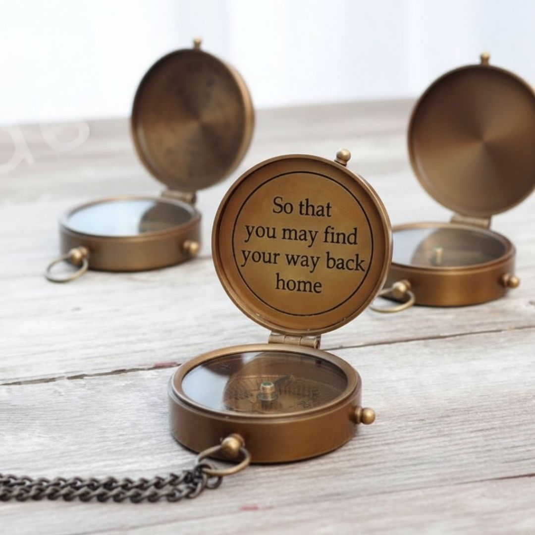 Custom Groomsmen Compass