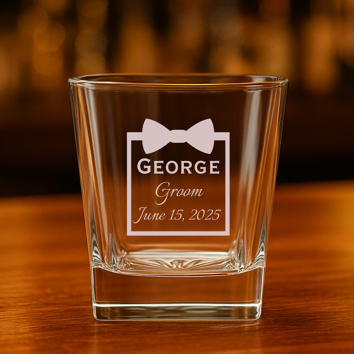 Bowtie Whiskey Glass