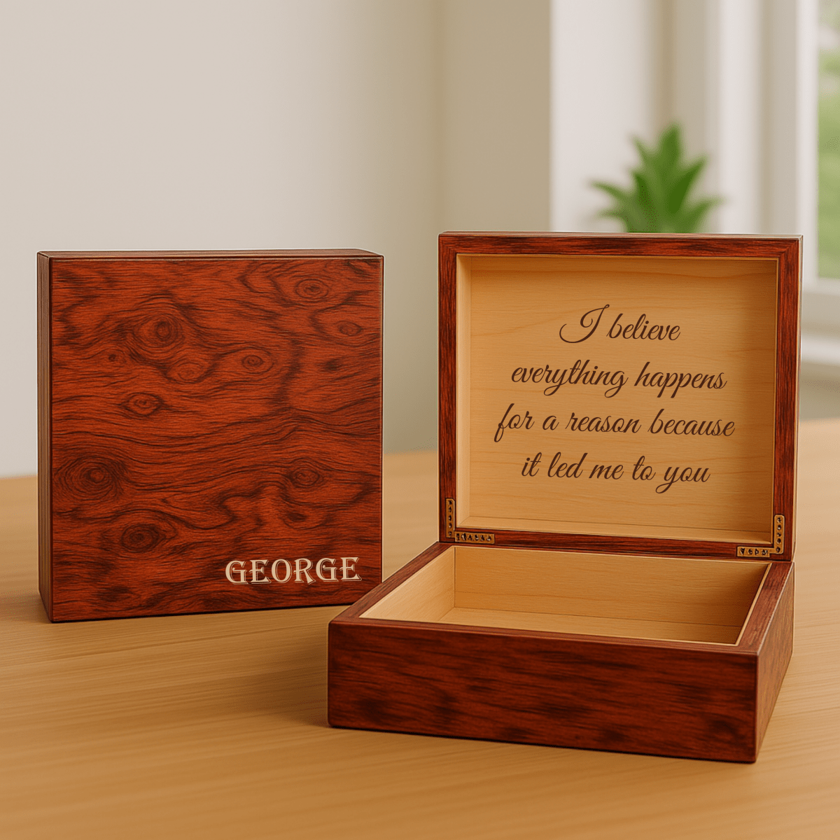 Unique Personalized Personalized Men&#39;s Wooden Keepsake Box Customized Gift Set Gifts for Men by Groovy Guy
