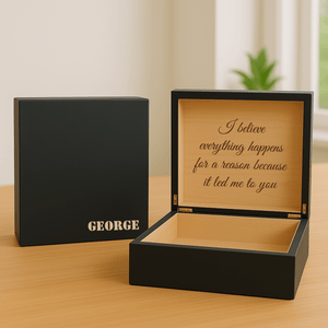 Unique Personalized Personalized Men's Wooden Keepsake Box Customized Gift Set Gifts for Men by Groovy Guy
