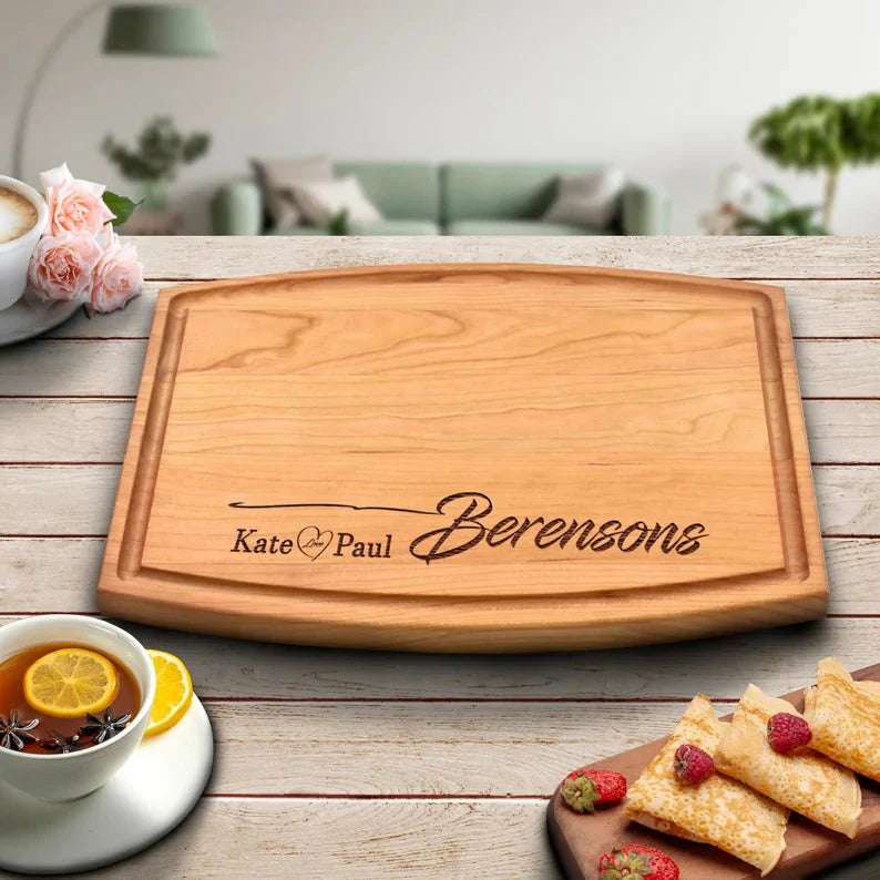 Unique Personalized The Lovers' Cutting Board Customized Cutting Board Gifts for Men by Groovy Guy