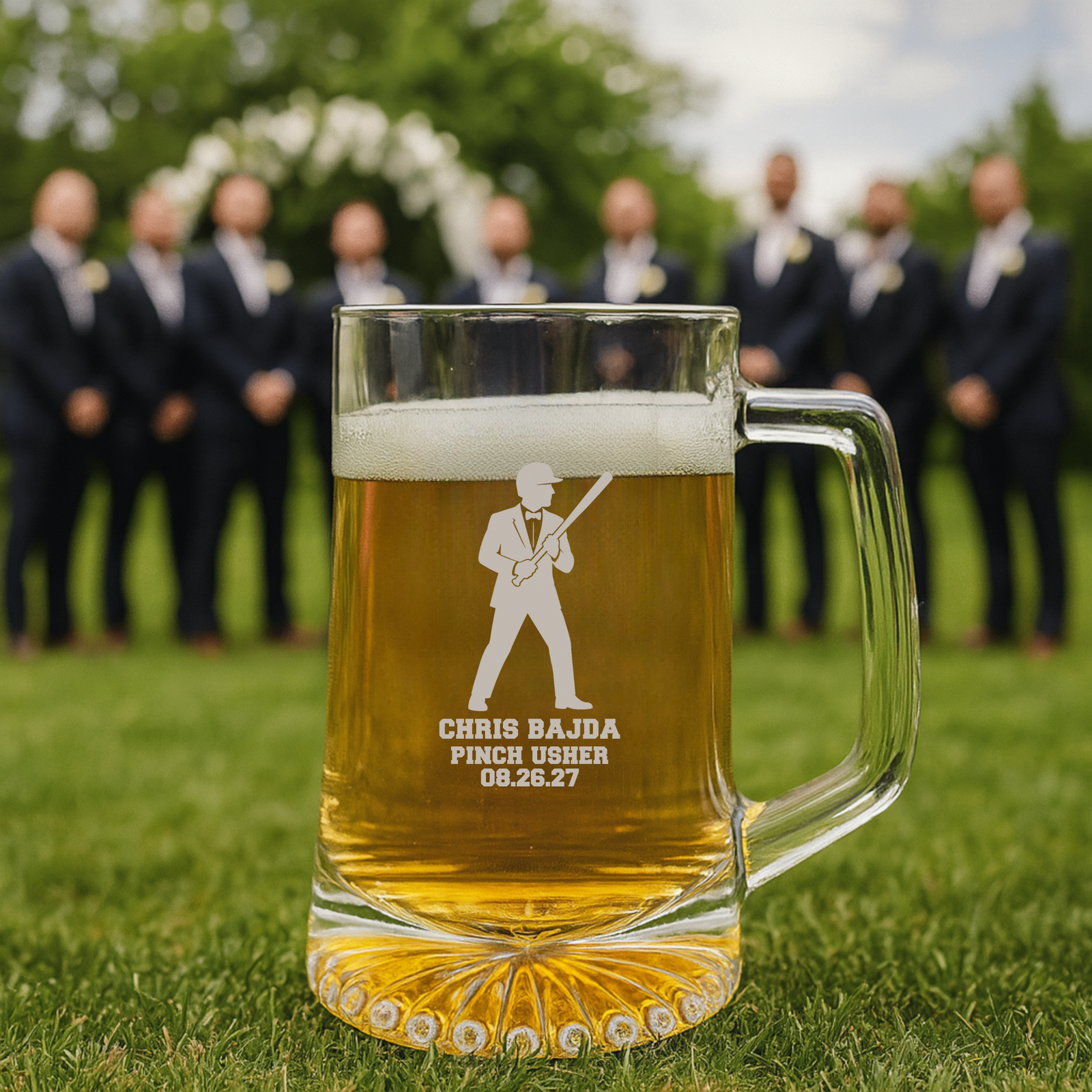 Pinch Hitter Groomsmen Mug