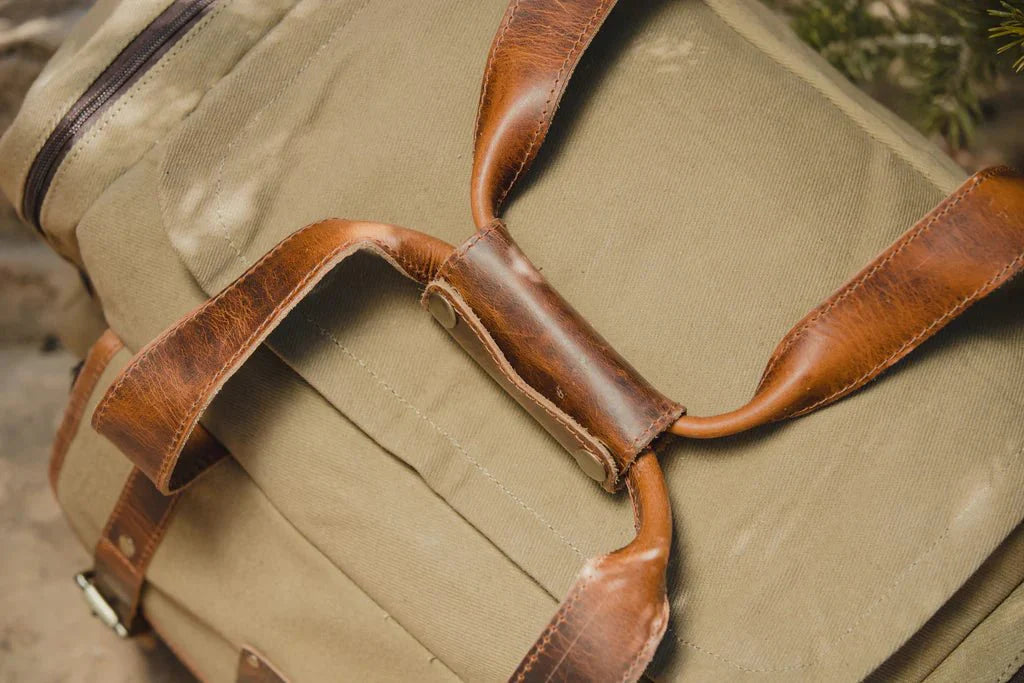 Unique Personalized 25L Overnight Canvas Duffel Customized Duffle Bag Gifts for Men by Groovy Guy