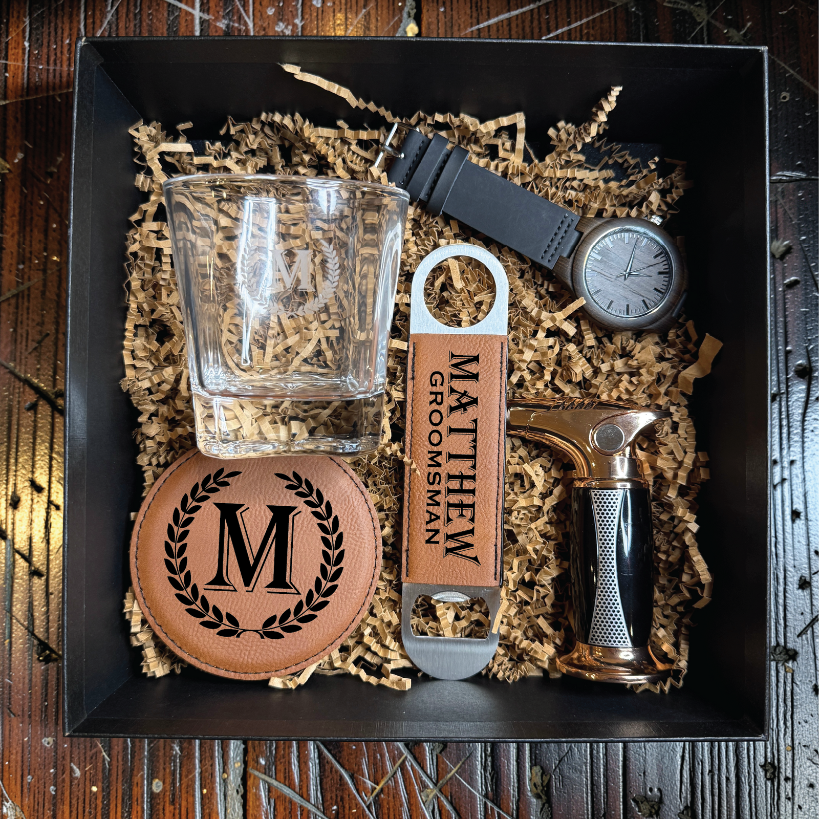 The "After Hours" Groomsmen Gift Box