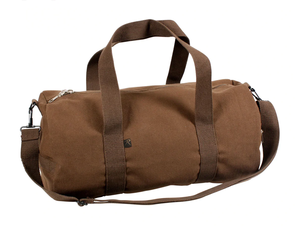 Unique Personalized 19" Heavy Canvas Military Duffel Customized Duffle Bag Gifts for Men by Groovy Guy