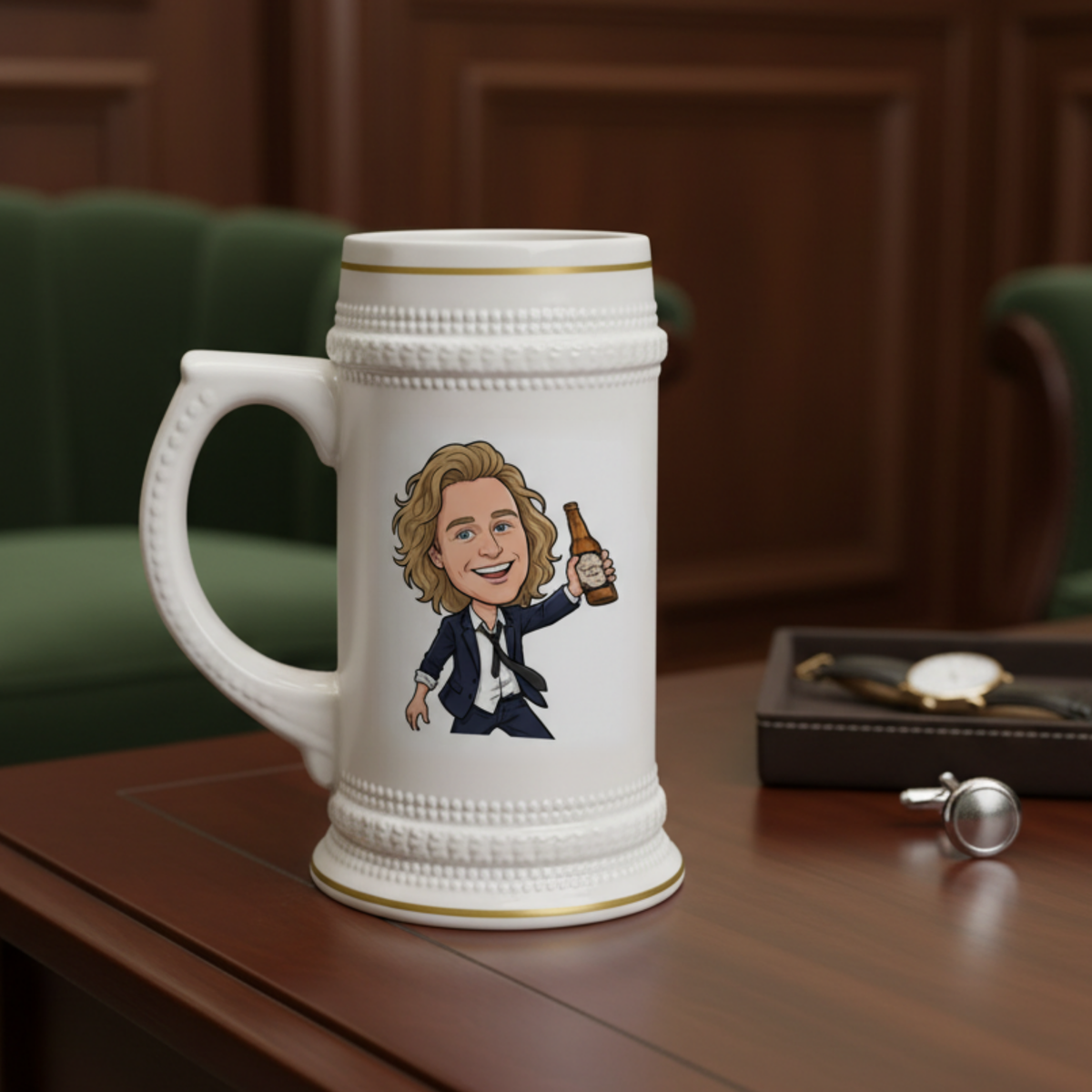 The Mugshot Crew Beer Stein