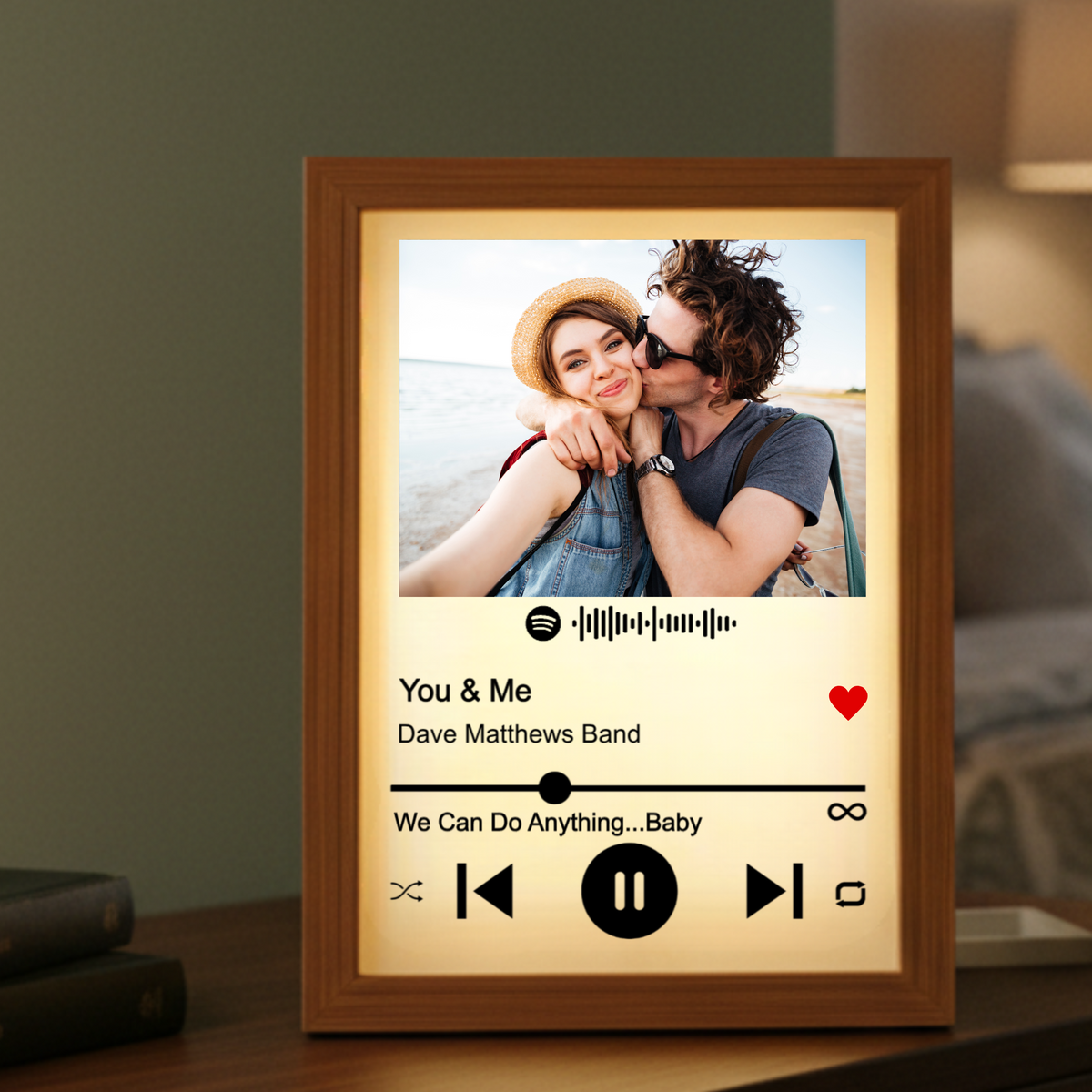 Personalized Spotify Song Light Box