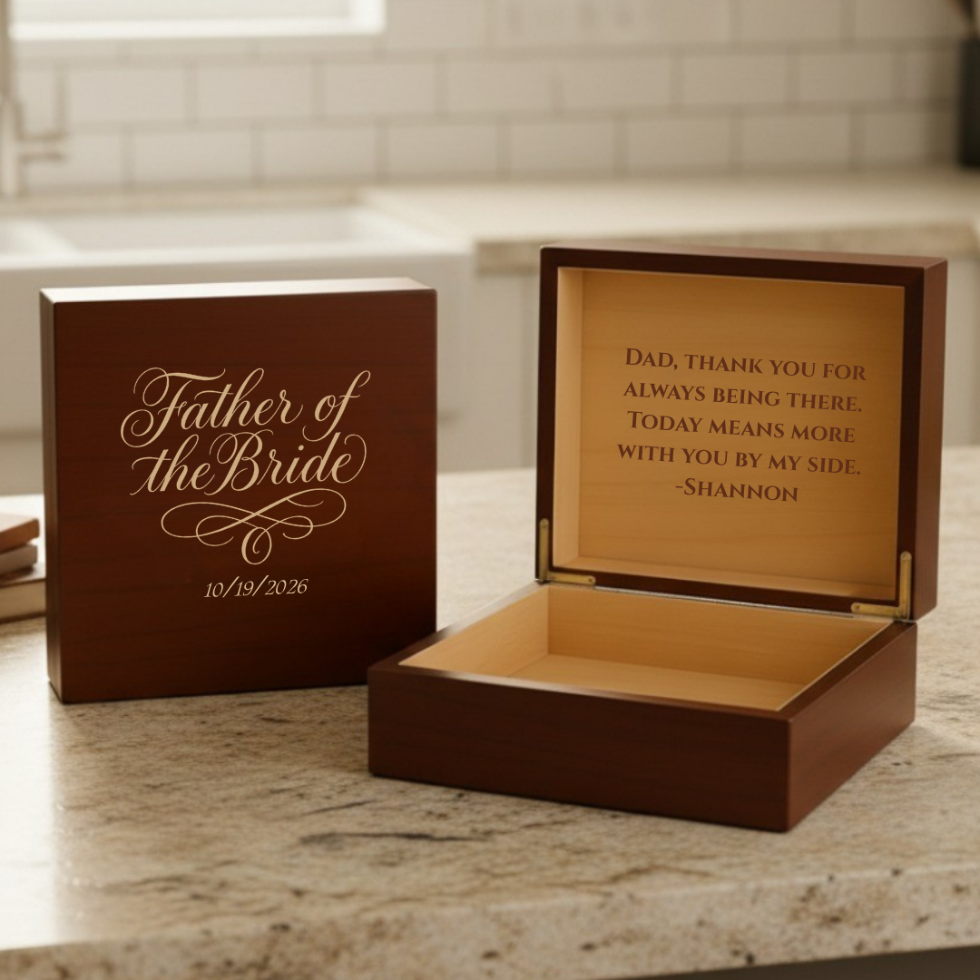 Father of the Bride Keepsake Box