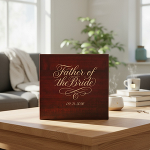 Father of the Bride Keepsake Box